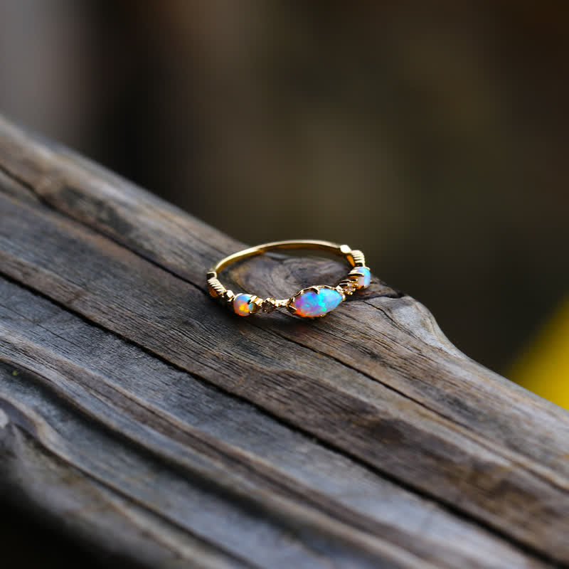 Isabella Vintage Opal Ring - A Symbol of Love and Sincerity