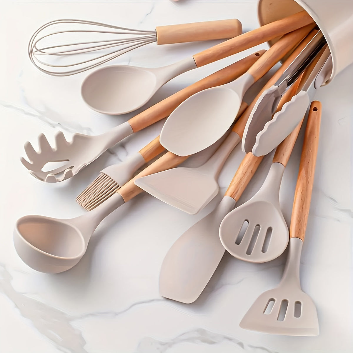 Nahrix - Heat-Resistant Scratch-Free Kitchen Utensil Set