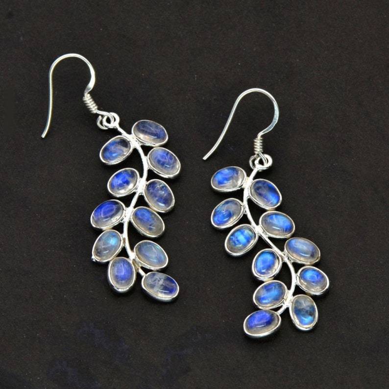 Jante - Moonstone Nightlight Earrings with a Mesmerizing Glow