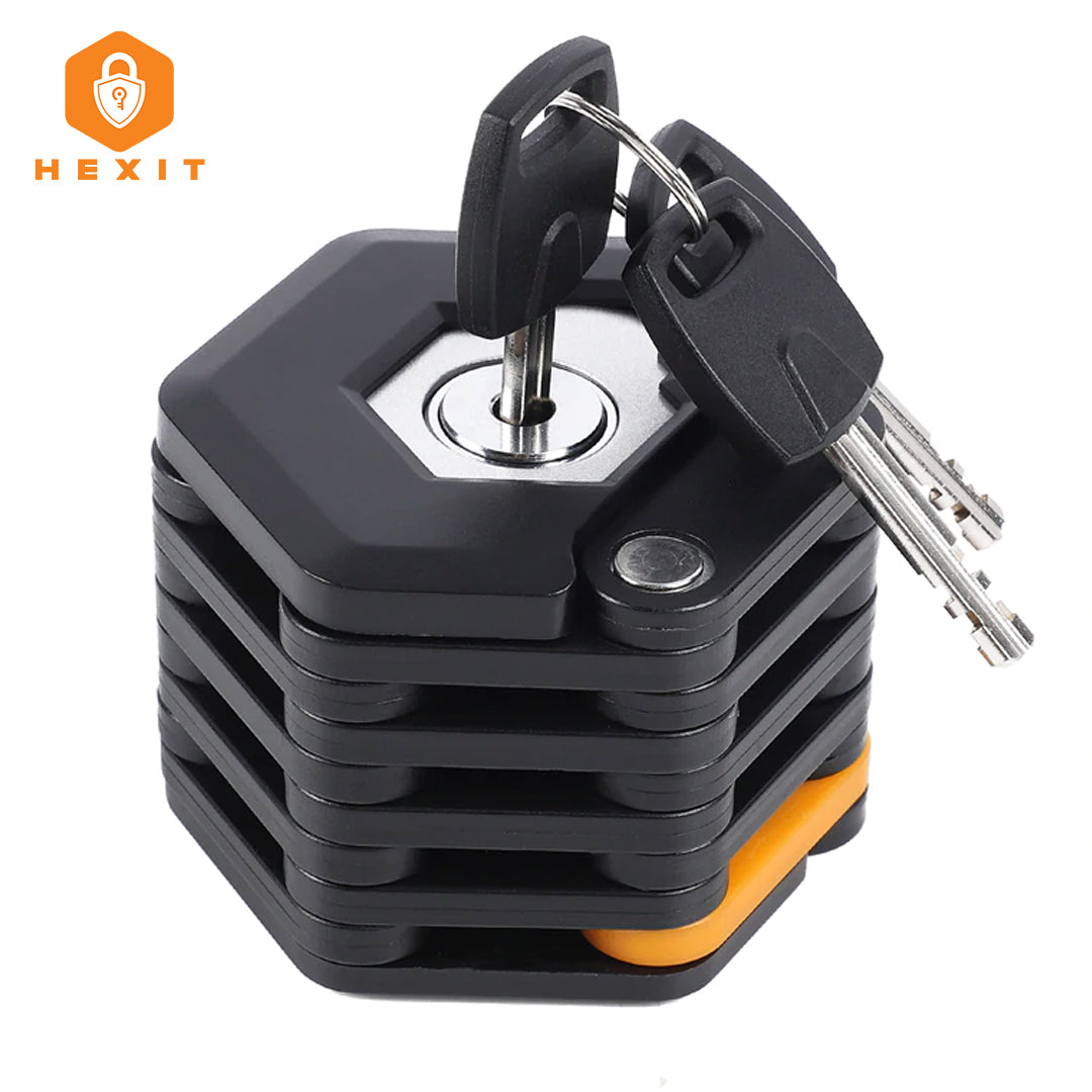 HEXIT FoldLock - Compact and Lightweight Bike Lock