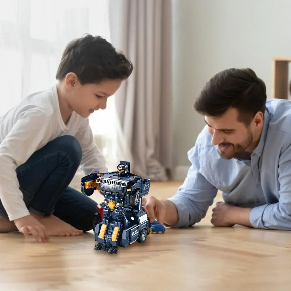 RoboPolice - Transformable Police Car and Robot Toy for Kids