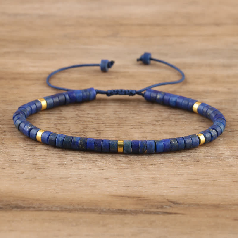 Seraphina Bracelet - Braided Natural Stone Bead Design