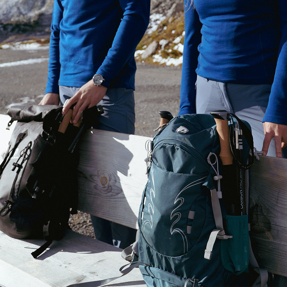 UltraLight Trekking Poles - Lightweight Folding Poles with Cork Grips