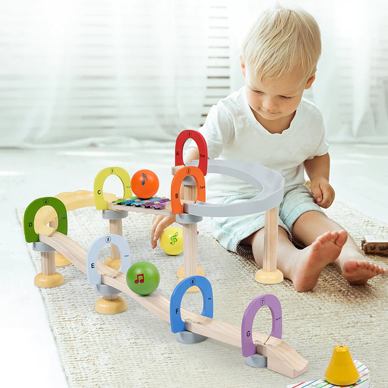 MusicBlocks Toy - Wooden Sensory Blocks for Early Development