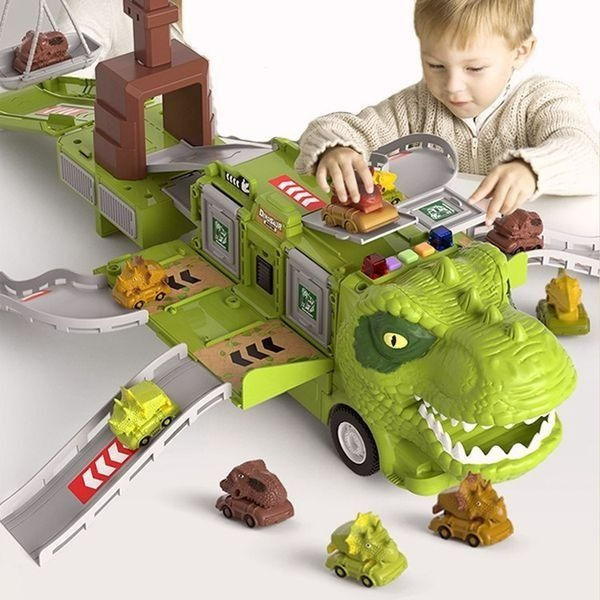 DinoRoar Truck - Foldable Dinosaur Adventure Vehicle