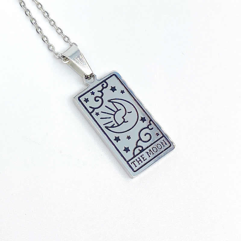 Cyrenna - Vintage Tarot Card Luck Charm Necklace