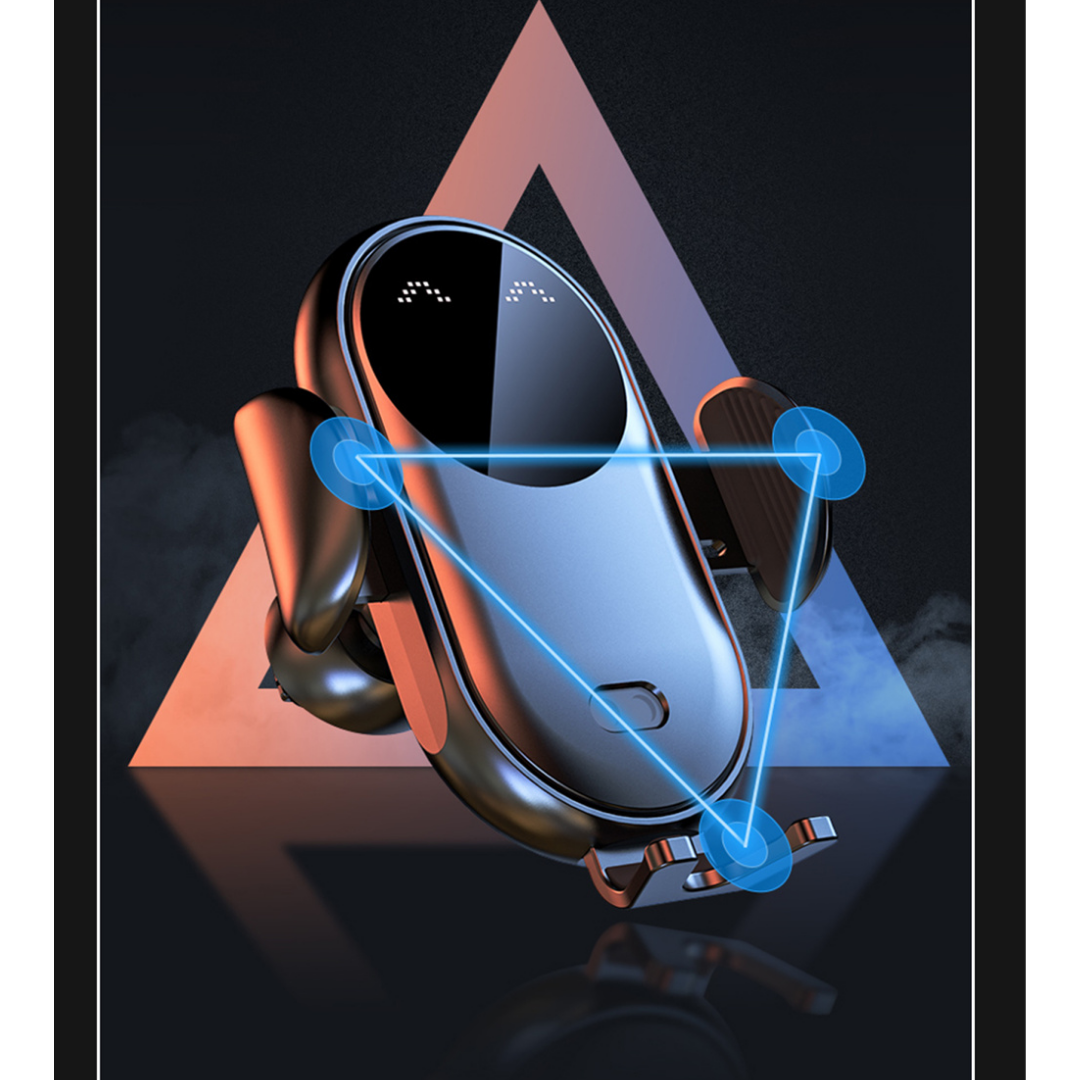 AutoGrip Mount - A Stylish Wireless Charging Phone Holder for Your Car