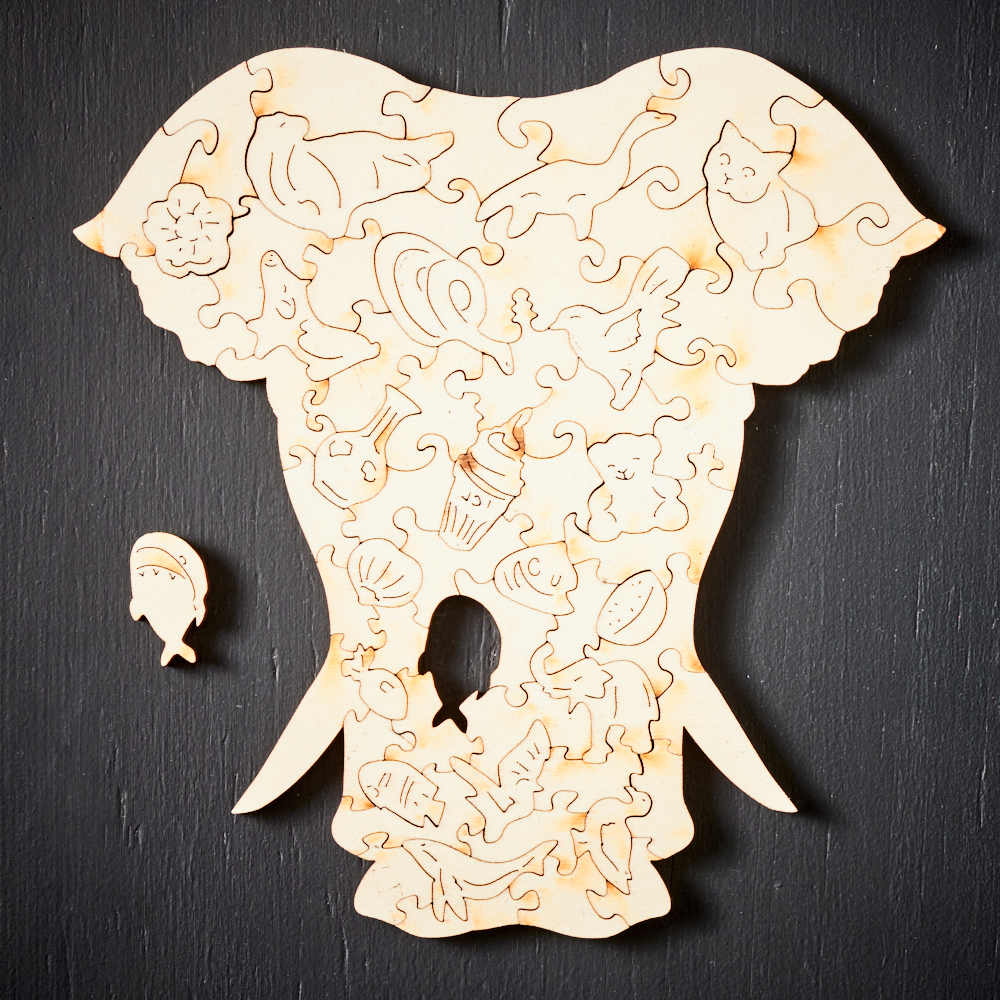 CreativeWood Puzzles - Unique Wooden Animal and Figure Puzzles