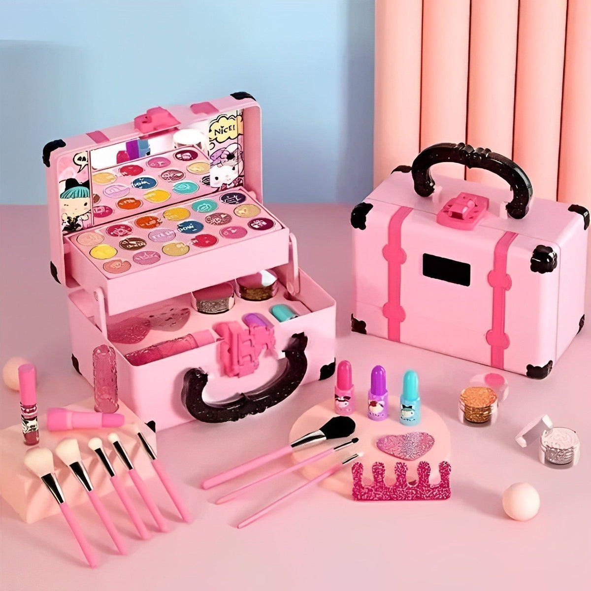 LittleGlam Set - Washable Makeup Kit for Kids