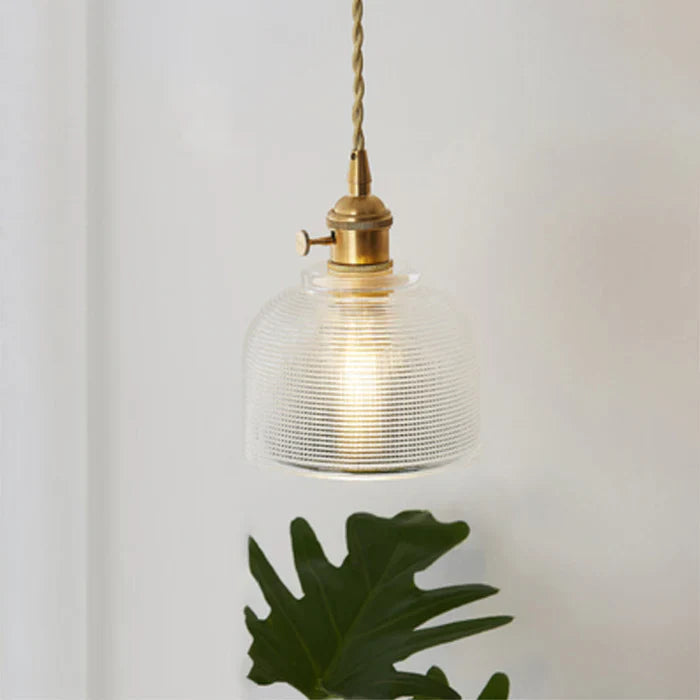 OpulentGlow Pendant - Elegant Handblown Glass Pendant Light