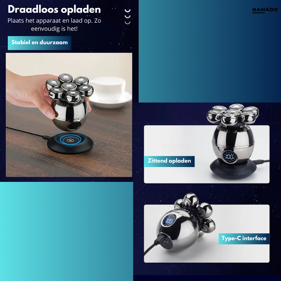 FlexiShave Pro - Luxury Flexible Head Trimmer for a Perfect Shave