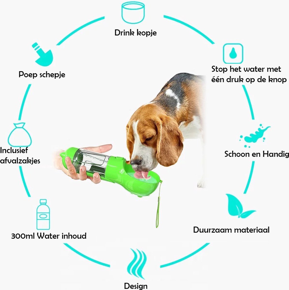 Snackbuddy Pro - Portable Dog Food and Water Dispenser
