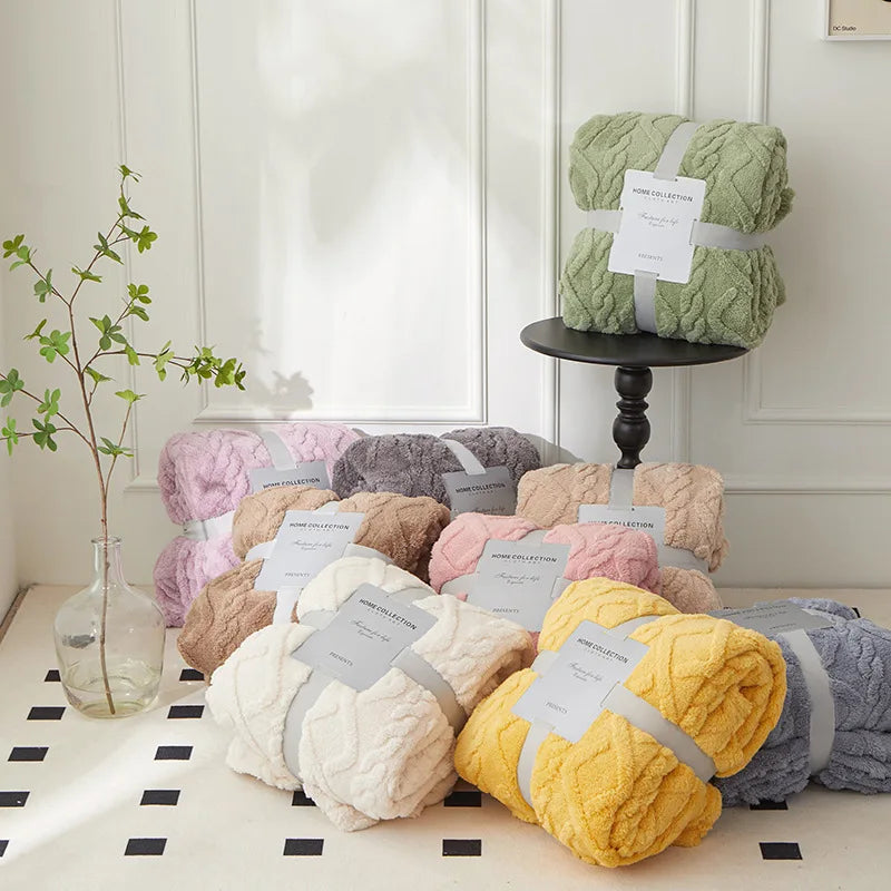 CozyLuxe - Luxury Lambswool Blanket for the Bedroom
