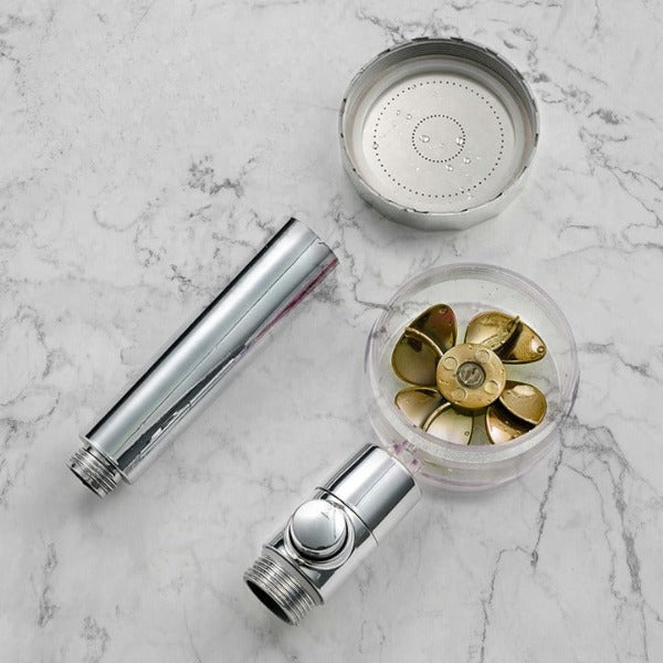 360-Degree Showerspa - High-Pressure Rotating Shower Head