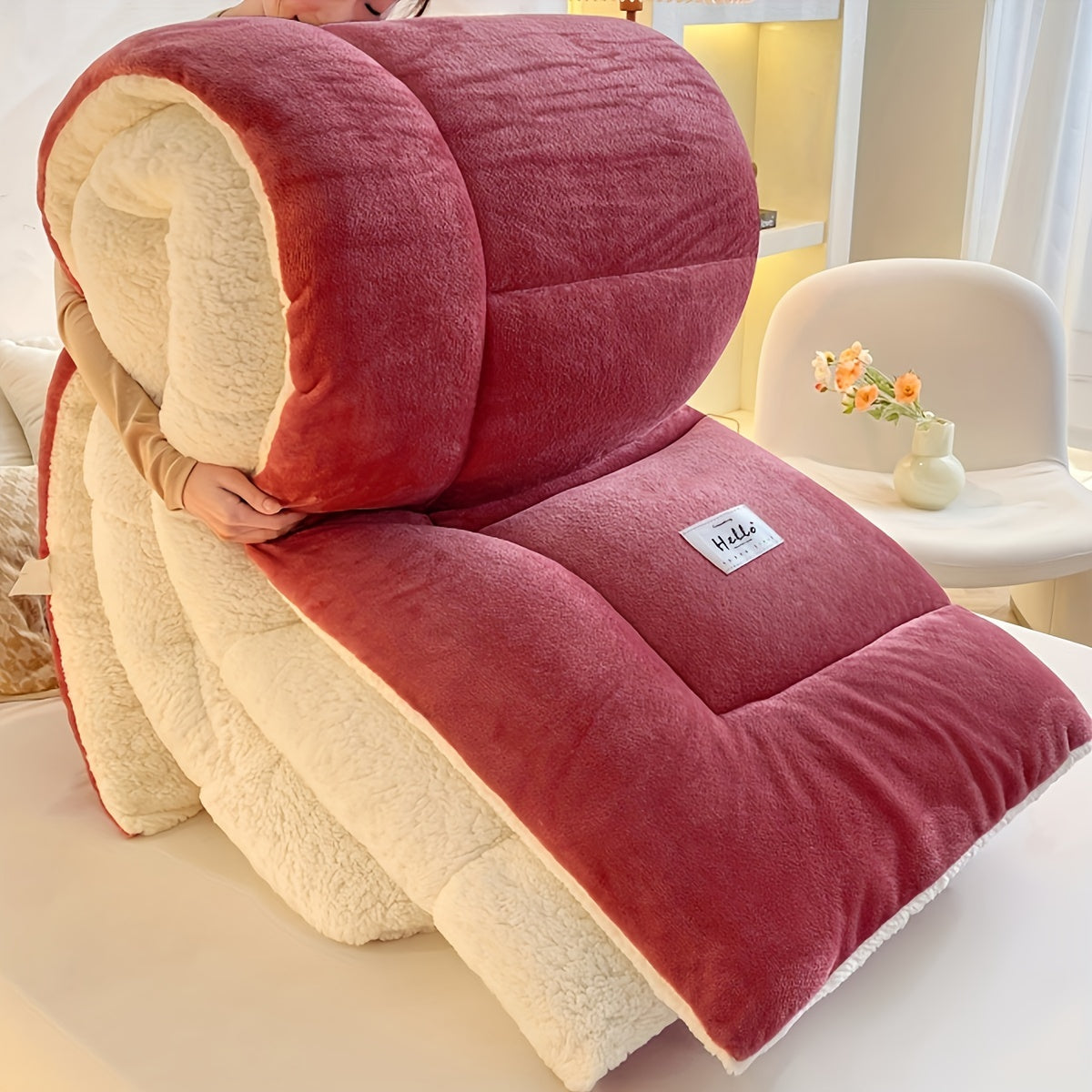 Drelkeep - Reversible Double-Sided Fleece Throw