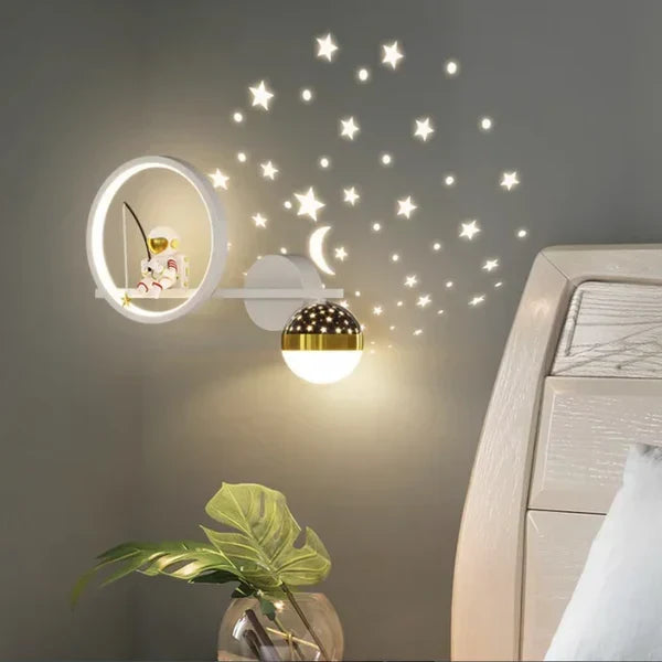 GlowNest - Playful Wall Lamp for Kids' Rooms