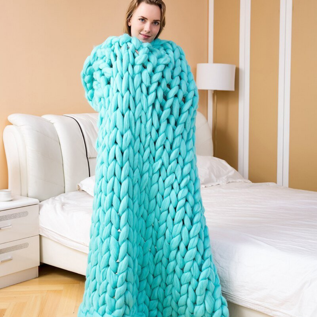 WinterVibe DIY Blanket - A Unique, Cozy Project for Winter Nights