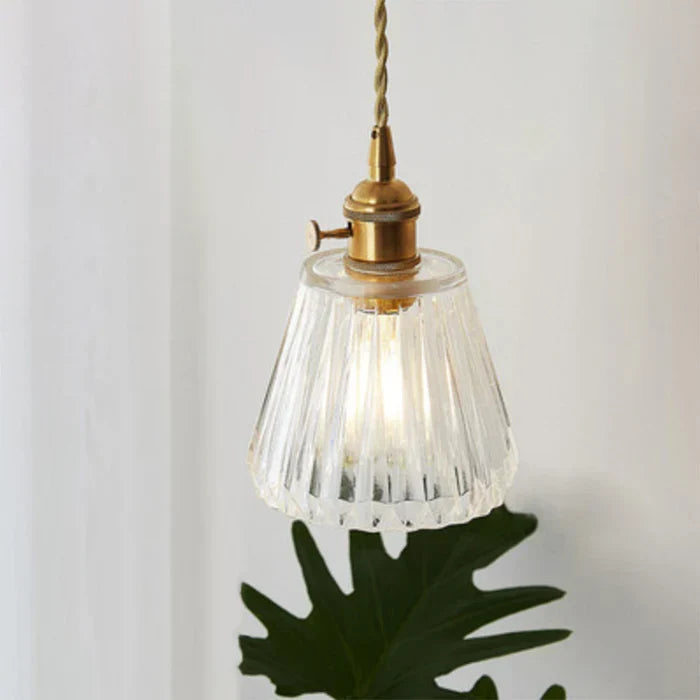 OpulentGlow Pendant - Elegant Handblown Glass Pendant Light
