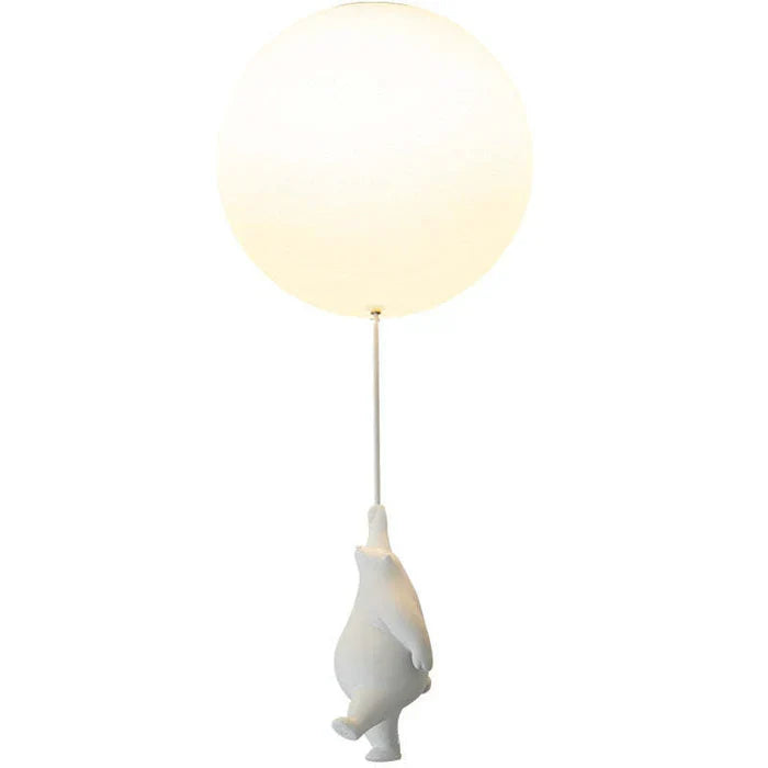 CloudBear - Playful Bear and Balloon Kids Ceiling Lamp