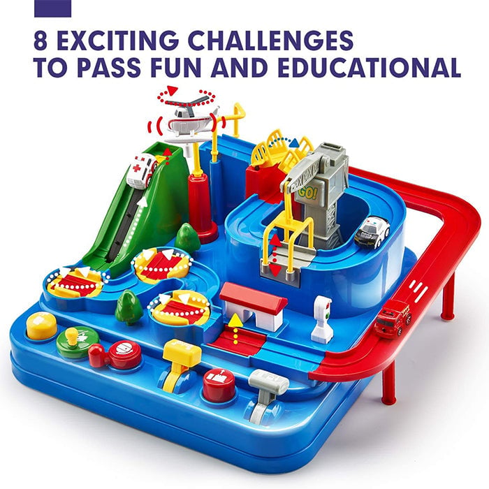 RescueTrack Adventure Set - Educational Toddler Learning Toy