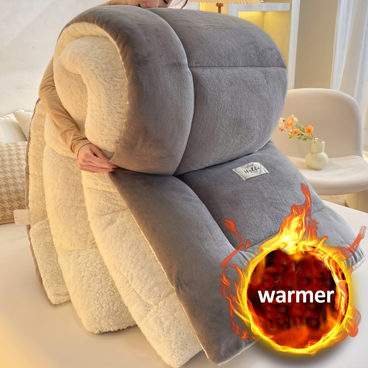 Drelkeep - Reversible Double-Sided Fleece Throw