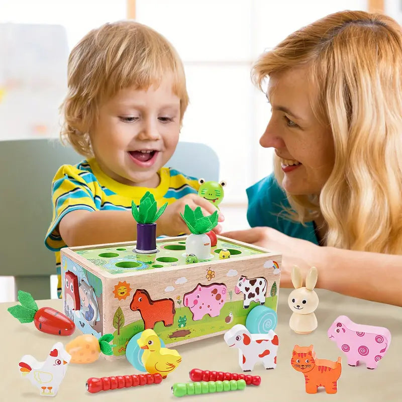 Pompalot - Montessori Learning Activity Toy Cube