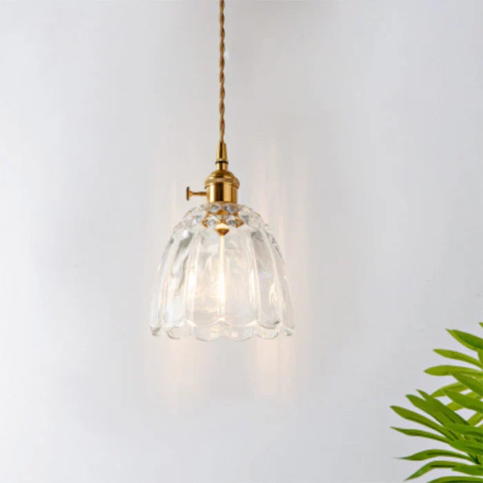 OpulentGlow Pendant - Elegant Handblown Glass Pendant Light