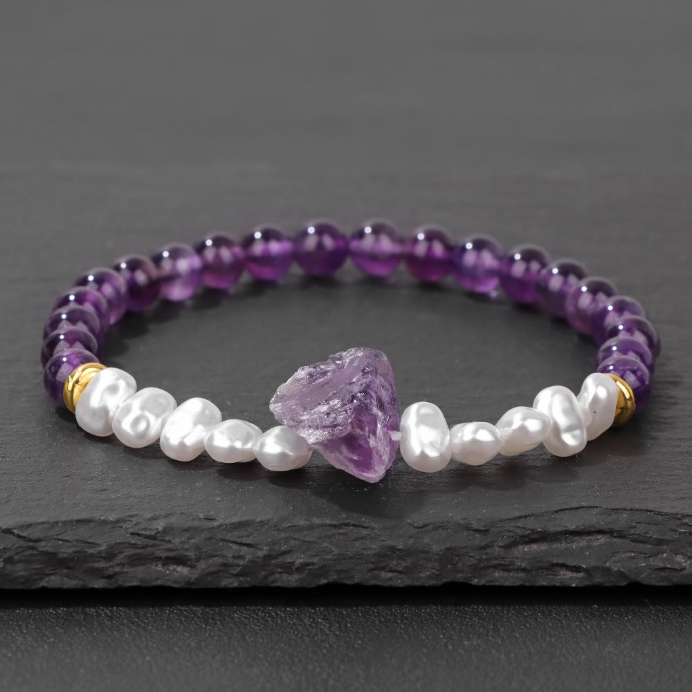 Eline - Enchanting Natural Crystal Bead Bracelet