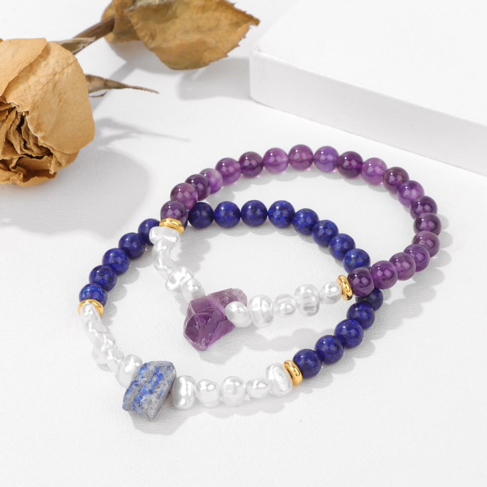 Eline - Enchanting Natural Crystal Bead Bracelet