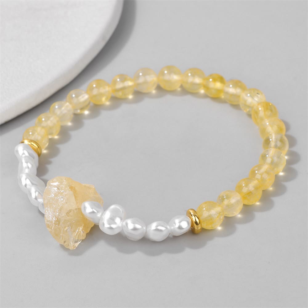 Eline - Enchanting Natural Crystal Bead Bracelet