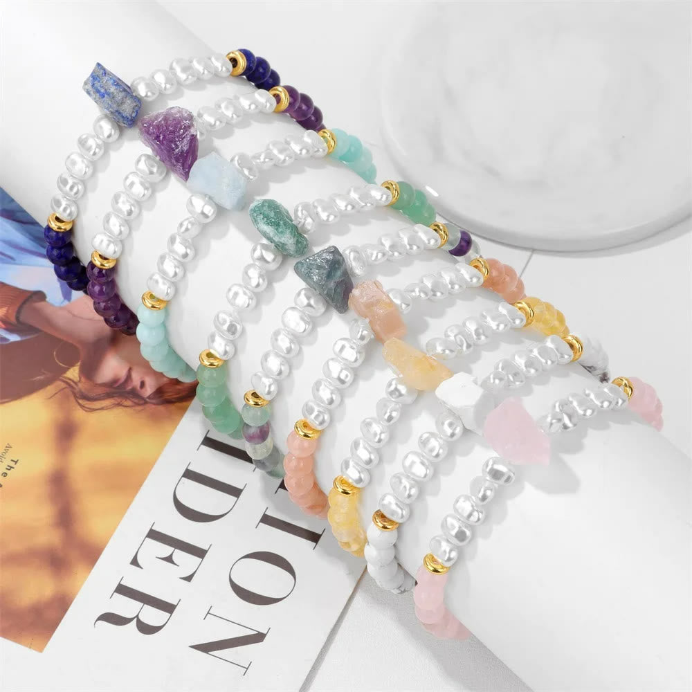 Eline - Enchanting Natural Crystal Bead Bracelet