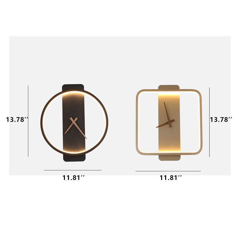 Cirel Bay - Clock-Shaped LED Wall Lamp Design