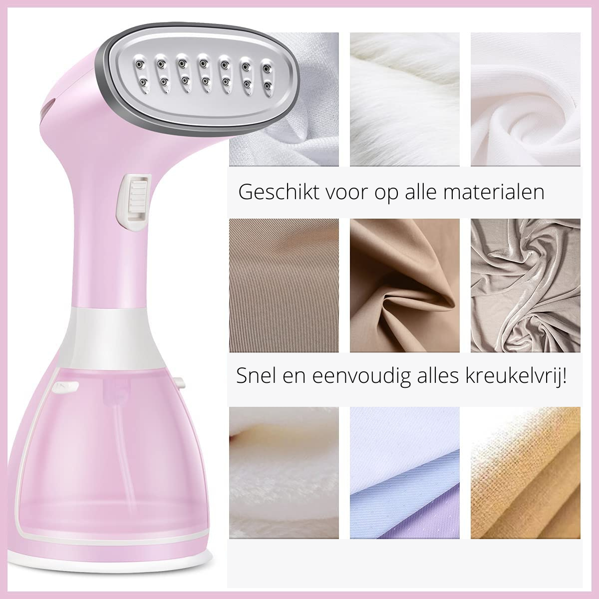 SteamEase - Compact Portable Wrinkle-Free Garment Steamer