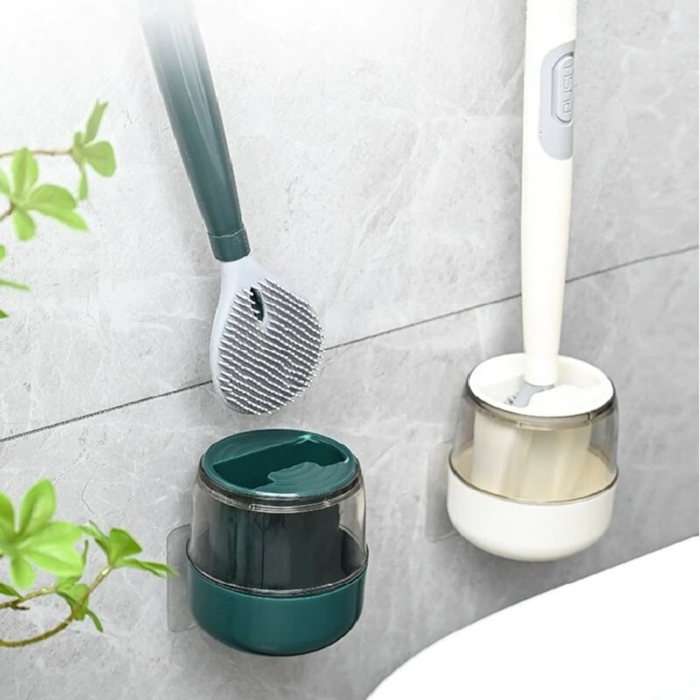 BristleFlex - Flexible Toilet Brush With Dispenser