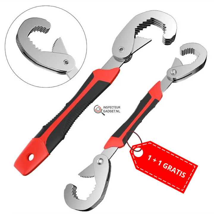 Pinvora - Adjustable Multi-Size Nut and Bolt Tool