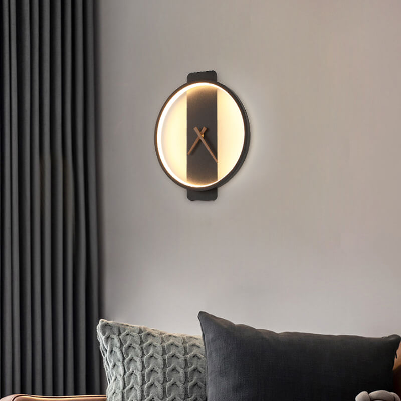 Cirel Bay - Clock-Shaped LED Wall Lamp Design
