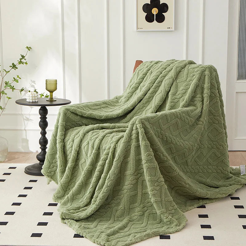 CozyLuxe - Luxury Lambswool Blanket for the Bedroom