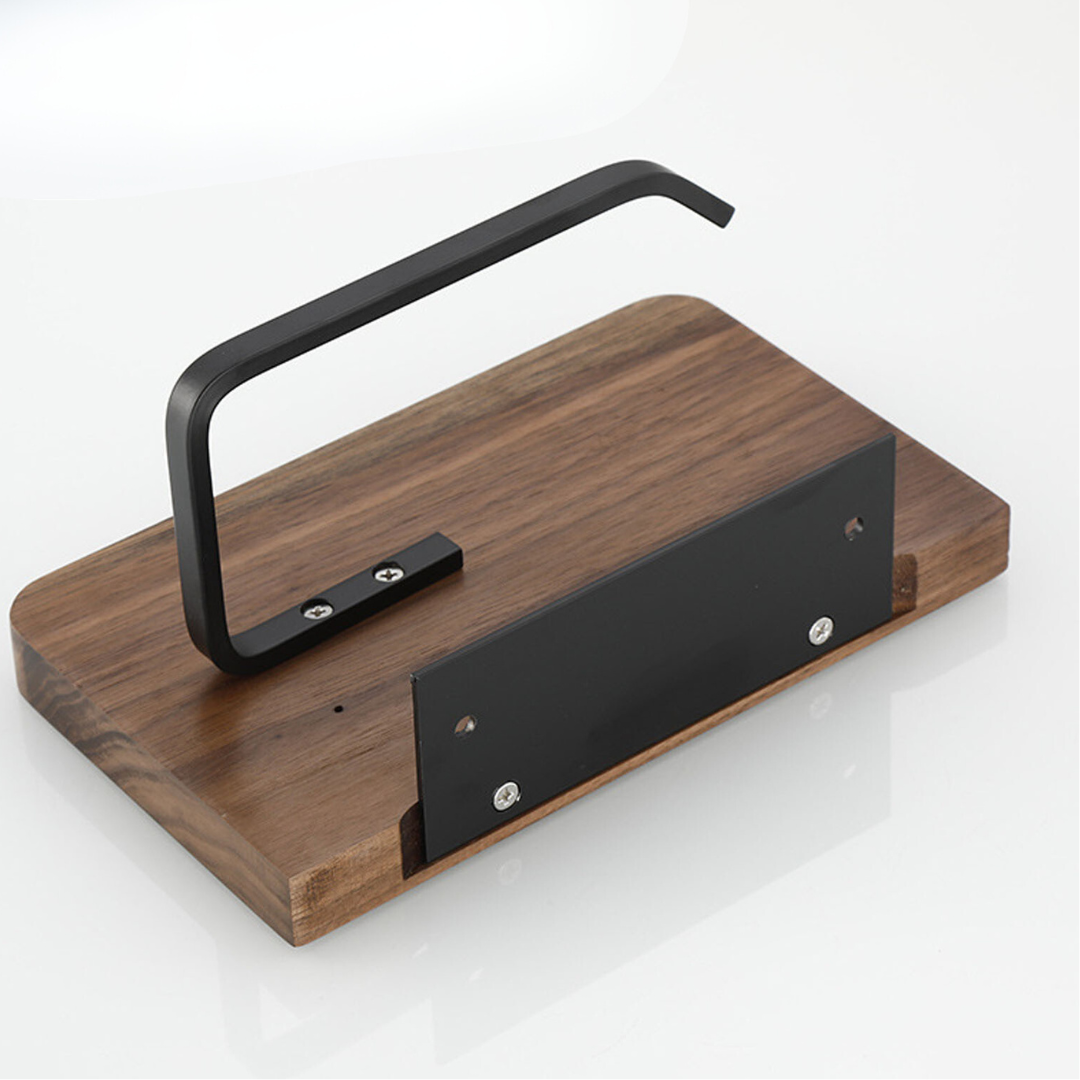 Genthara - Walnut Wood Toilet Paper Holder