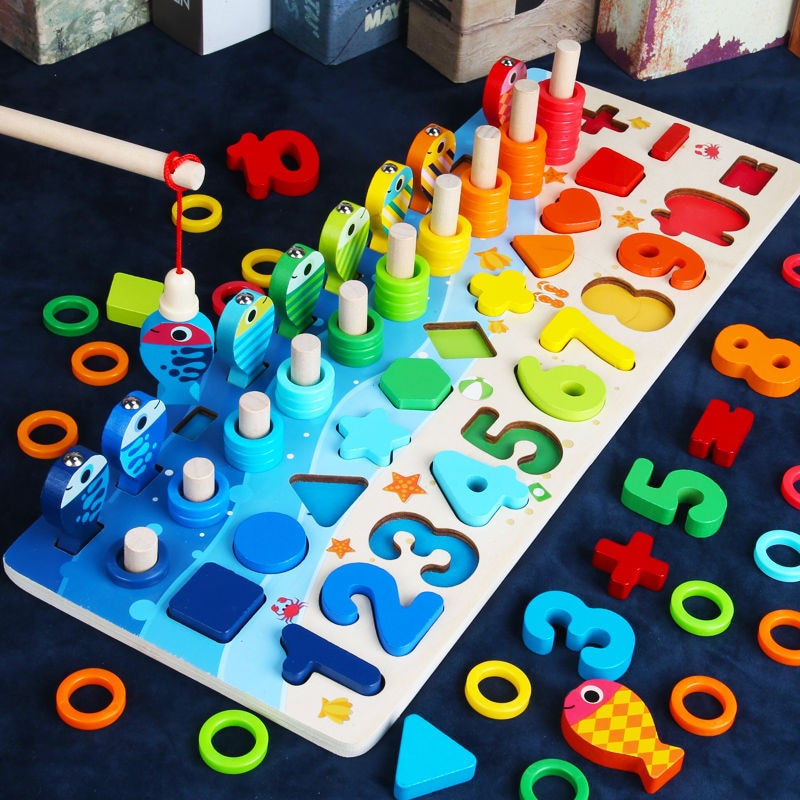 EduWood - Educational Wooden Play Board for Growing Minds