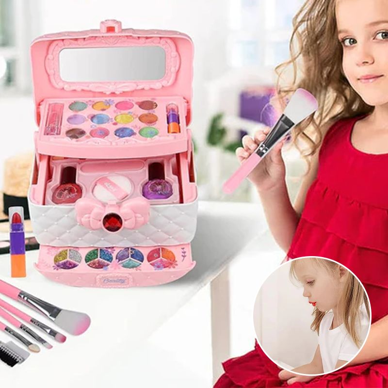 LittleGlam Set - Washable Makeup Kit for Kids