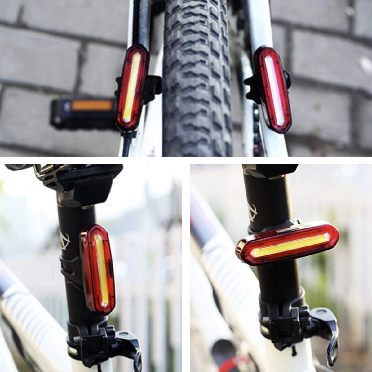 LightUp - Rechargeable LED Bike Tail Light for Nighttime Safety
