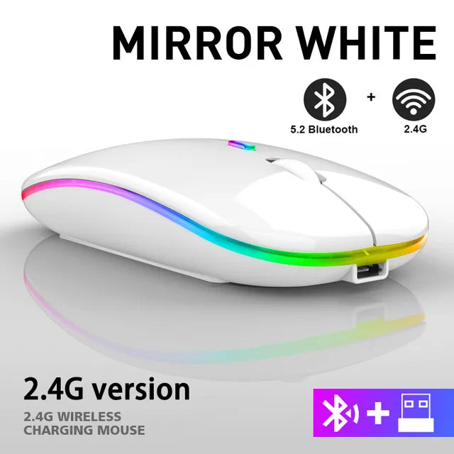 LuxeClick Mouse - Wireless Rechargeable Bluetooth Mouse