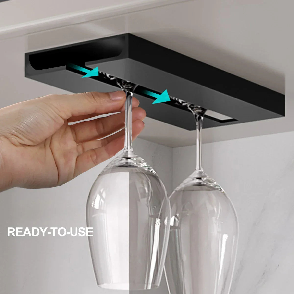 Velmara - Space-Saving Wall Mounted Wine Glass Rack