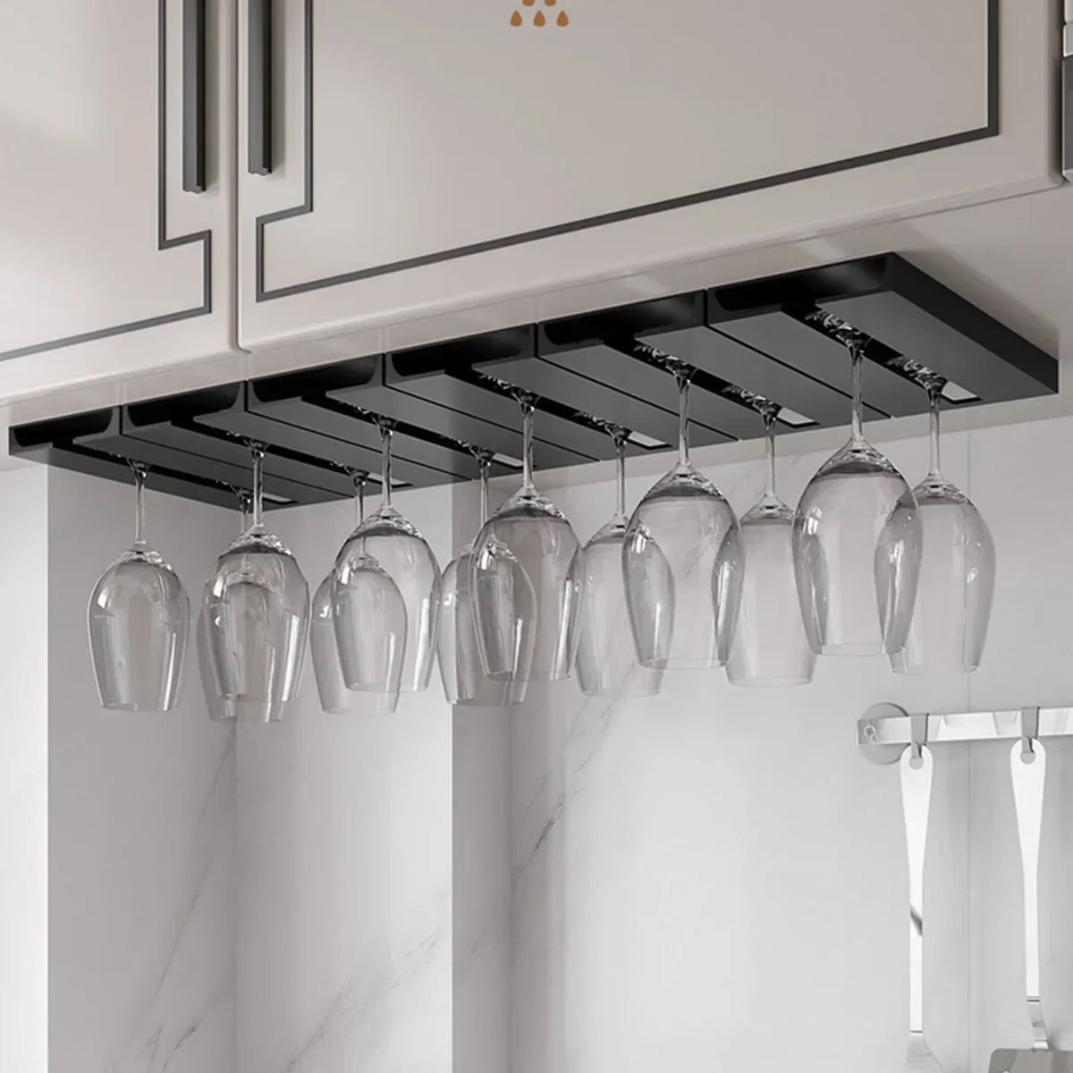 Velmara - Space-Saving Wall Mounted Wine Glass Rack