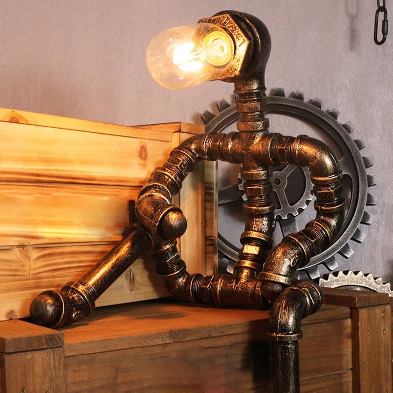 RoboLight - Futuristic Bedroom Lamp With Storage