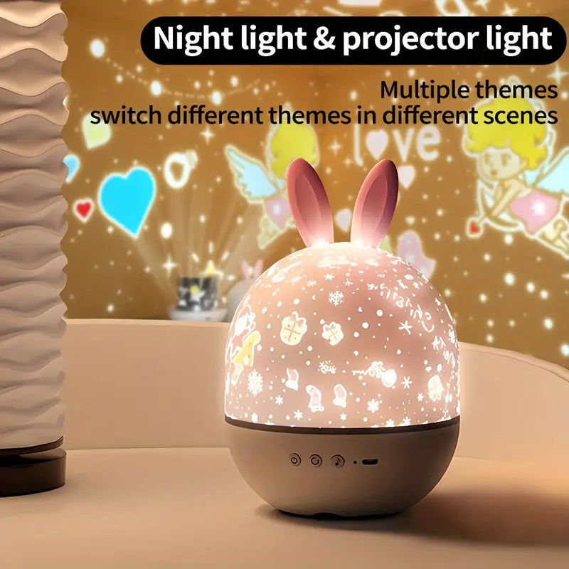 StarBunny - Rabbit Night Light Star Projector