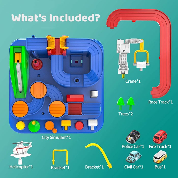 RescueTrack Adventure Set - Educational Toddler Learning Toy
