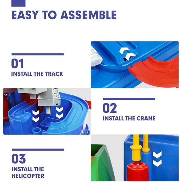 RescueTrack Adventure Set - Educational Toddler Learning Toy