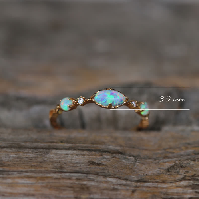 Isabella Vintage Opal Ring - A Symbol of Love and Sincerity