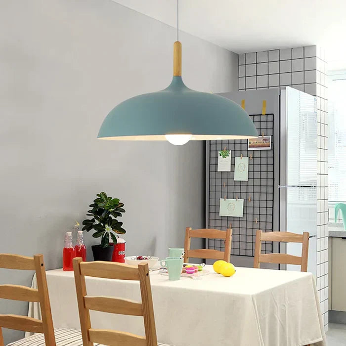 ScandiLuxe Ceiling Light - Scandinavian Oak Wood Pendant Design